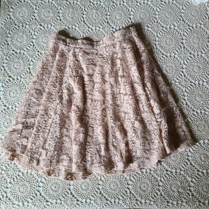 Forever 21 A-line lace skirt